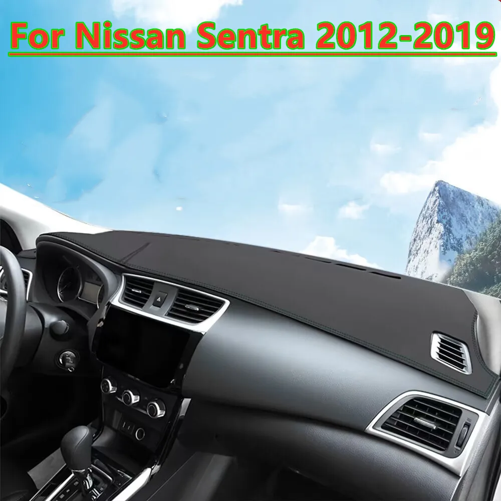 

Leather Dash Board Cover Protector Mat Pad For Nissan Sentra Sylphy 2012-2018