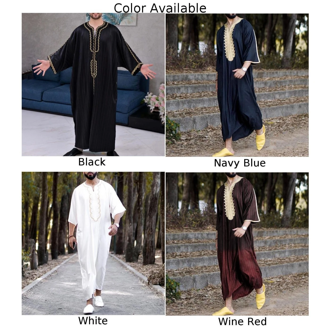 Men Muslim Clothing Maxi Robe Stripe Jubba Kaftan Dishdash Thobe Saudi Arab New T Shirts Men oversized T Shirt Harajuku 