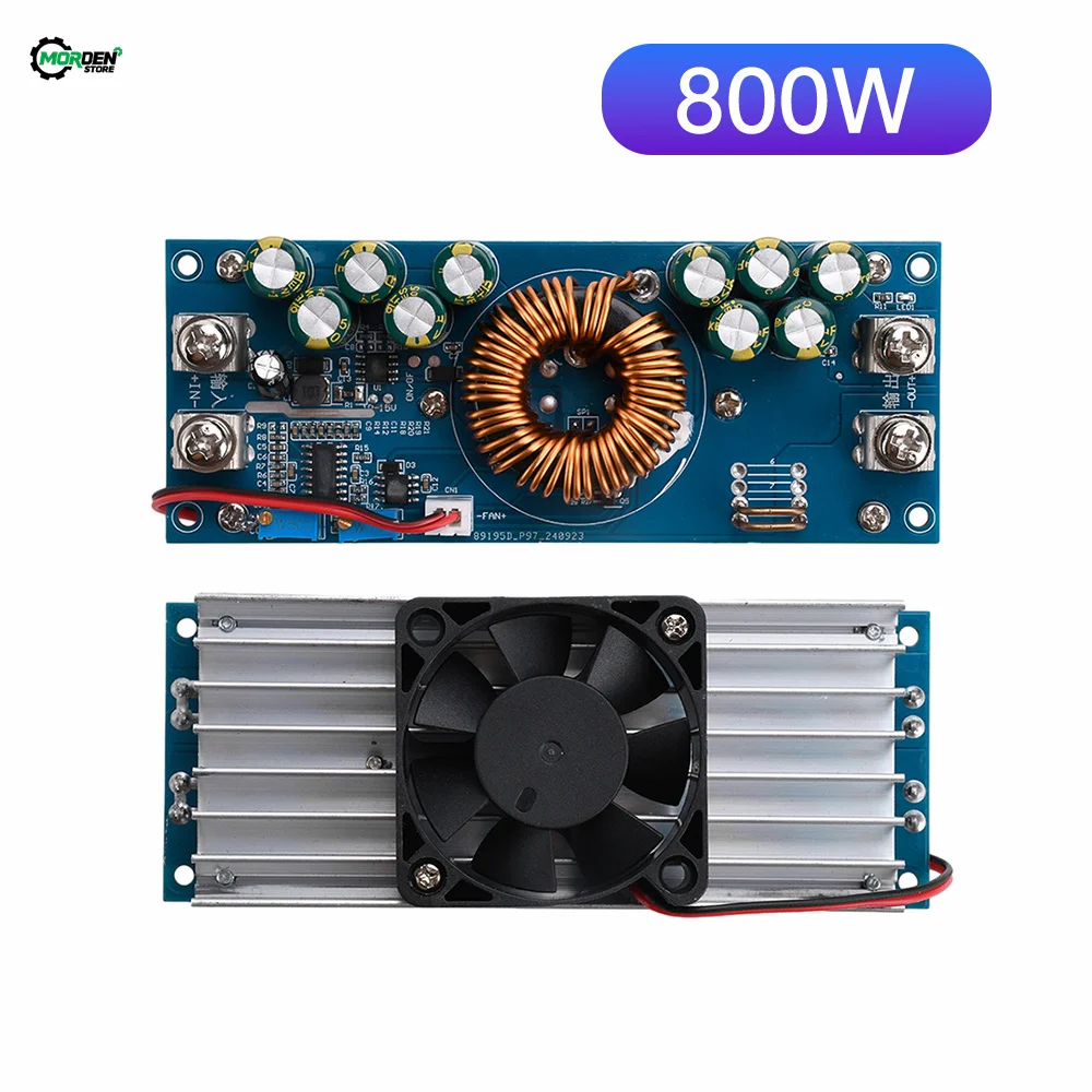 DC-DC Boost Converter Step Up Module 10-60V to 12-90V 800W /1200W  Adjustable Voltage Converter Power Supply