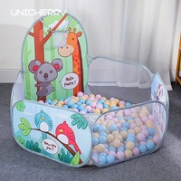 Kids Ball Pool Large Pop Up Ball Pit Foldable Tent Toddler Playhouse Baby Playpen Indoor Outdoor Play Birthday Gift 120cm