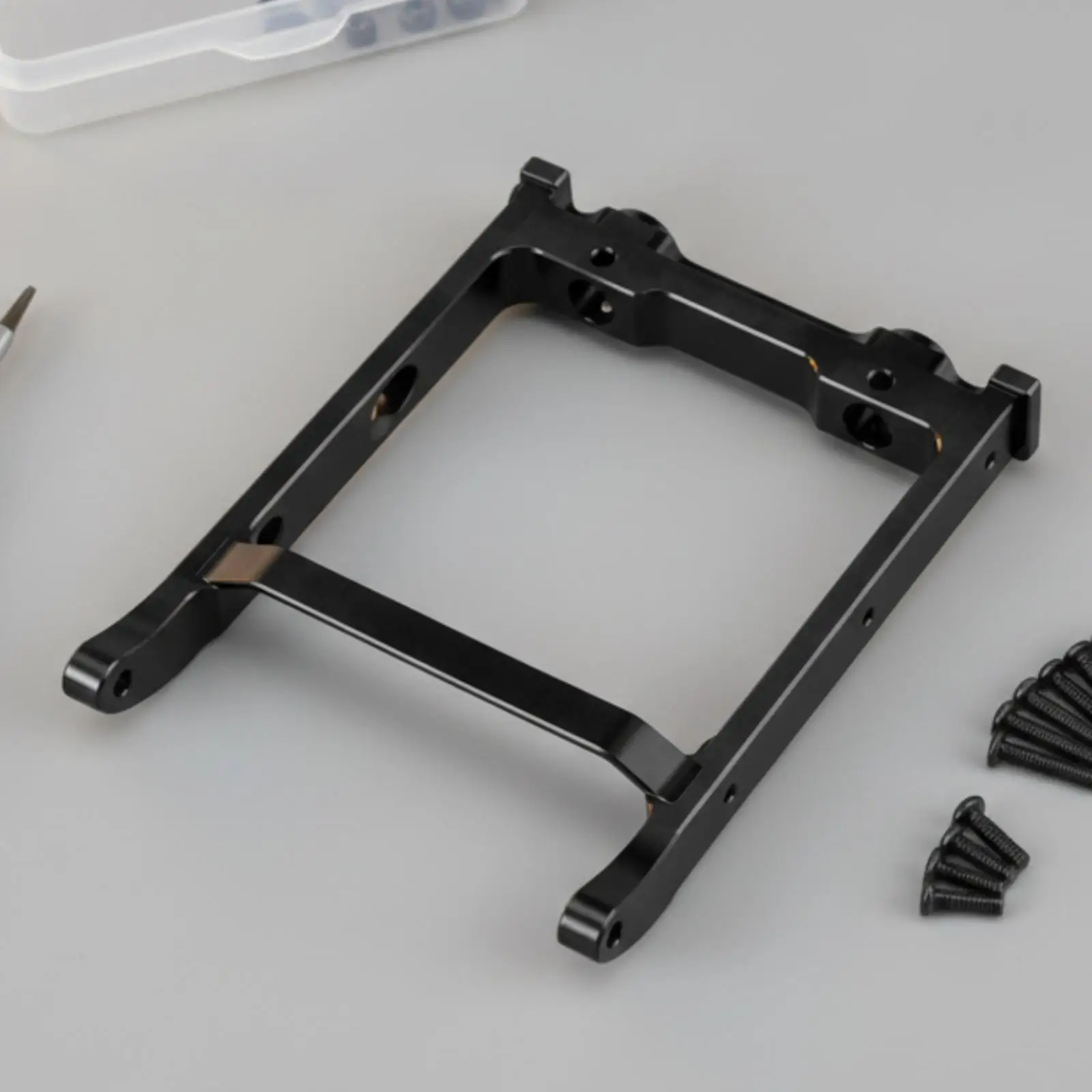 Anodized Aluminum RC Front Bumper Mount Bracket for MN128 MN86 MN86S G Series 1/12 RC Car Spare Parts Kit