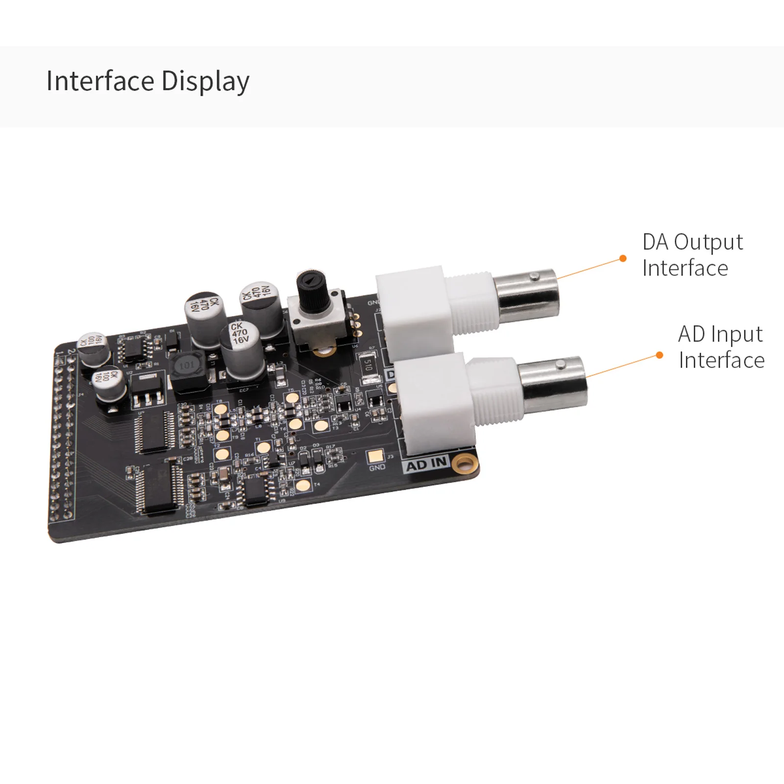 ALINX AN108 Data Acquisition Module AD DA Signal Source for FPGA Board Educational Research Electronic Component