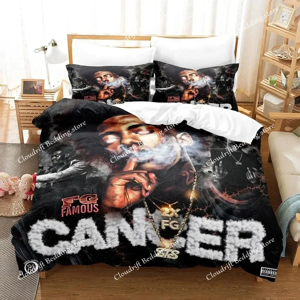 

RIP Jaydayoungan Rapper Bedding Set Boys Girls Twin Queen Size Duvet Cover Pillowcase Bed Kids Adult Fashion Home Textileextile