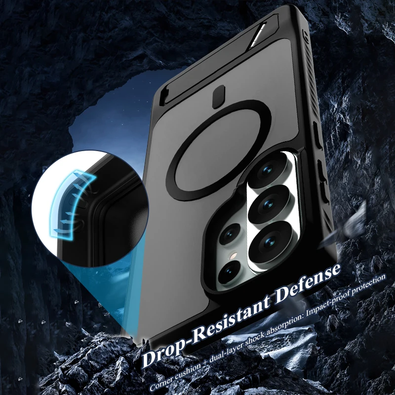 Für Samsung Galaxy S26 Ultra Hülle mit Ständer Magnetische Hülle PC+TPU Linsenschutz für Samsung Galaxy S26 S26+ – Detail 11