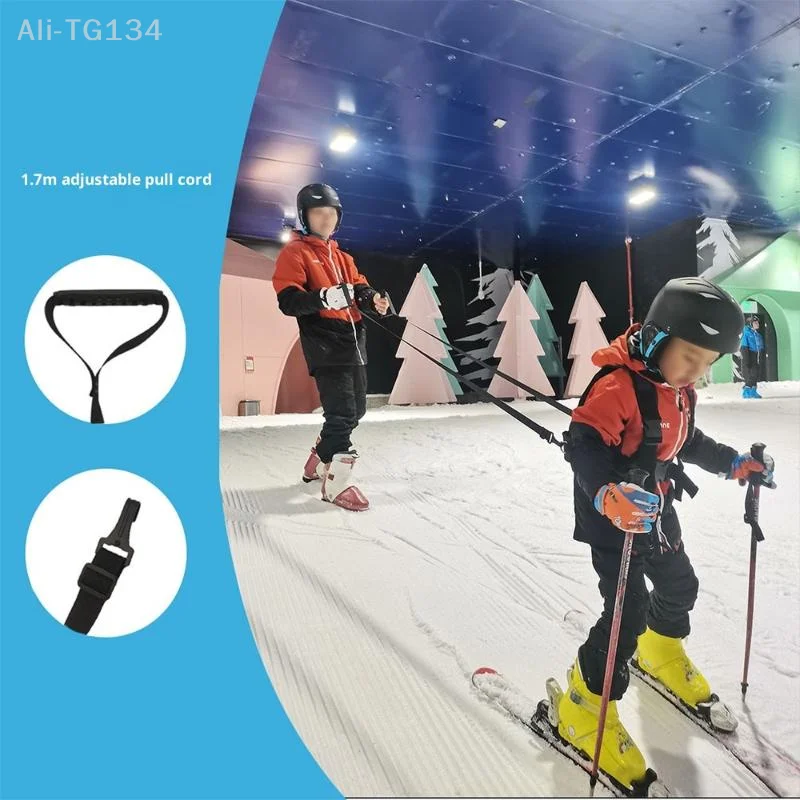 

Adjustable Ski Harness for Kids with Backpack Snowboard Training Belt Child Speed Control Leash