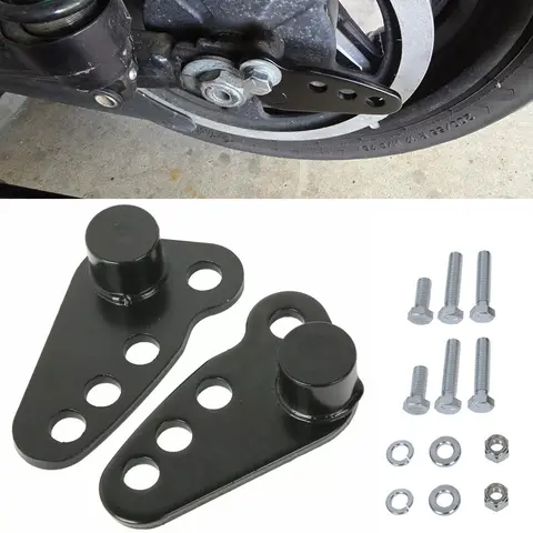 Motorcycle Adjustable 1"-3" Rear Slam Lowering Kit For Harley Touring Street Electra Glide Road King Ultra Classic Models 02-15