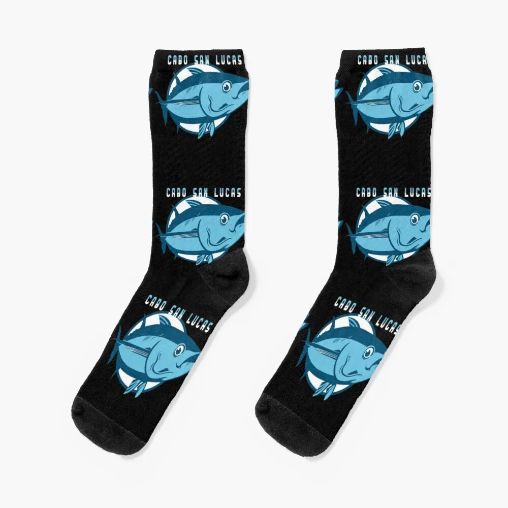 

Cabo San lucas Tuna Socks Funny Socks