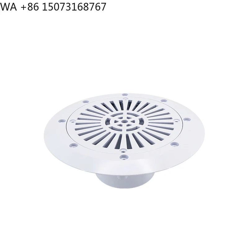 Precio de fábrica, accesorio para salida de agua de piscina, cubierta de drenaje de suelo de piscina de 2 pulgadas, drenaje principal duradero para piscina