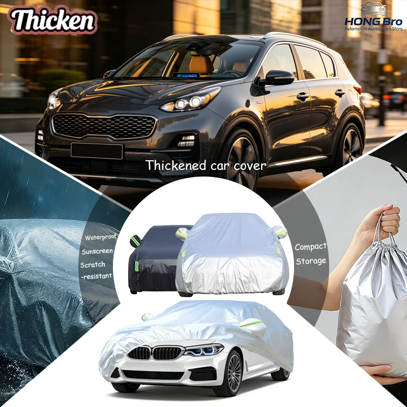 

For KIA Sportage Lion Platinum 2021-2026 Full Car Covers Oxford Fabric, Anti-UV Sunshade, Waterproof Snowproof Dustproof
