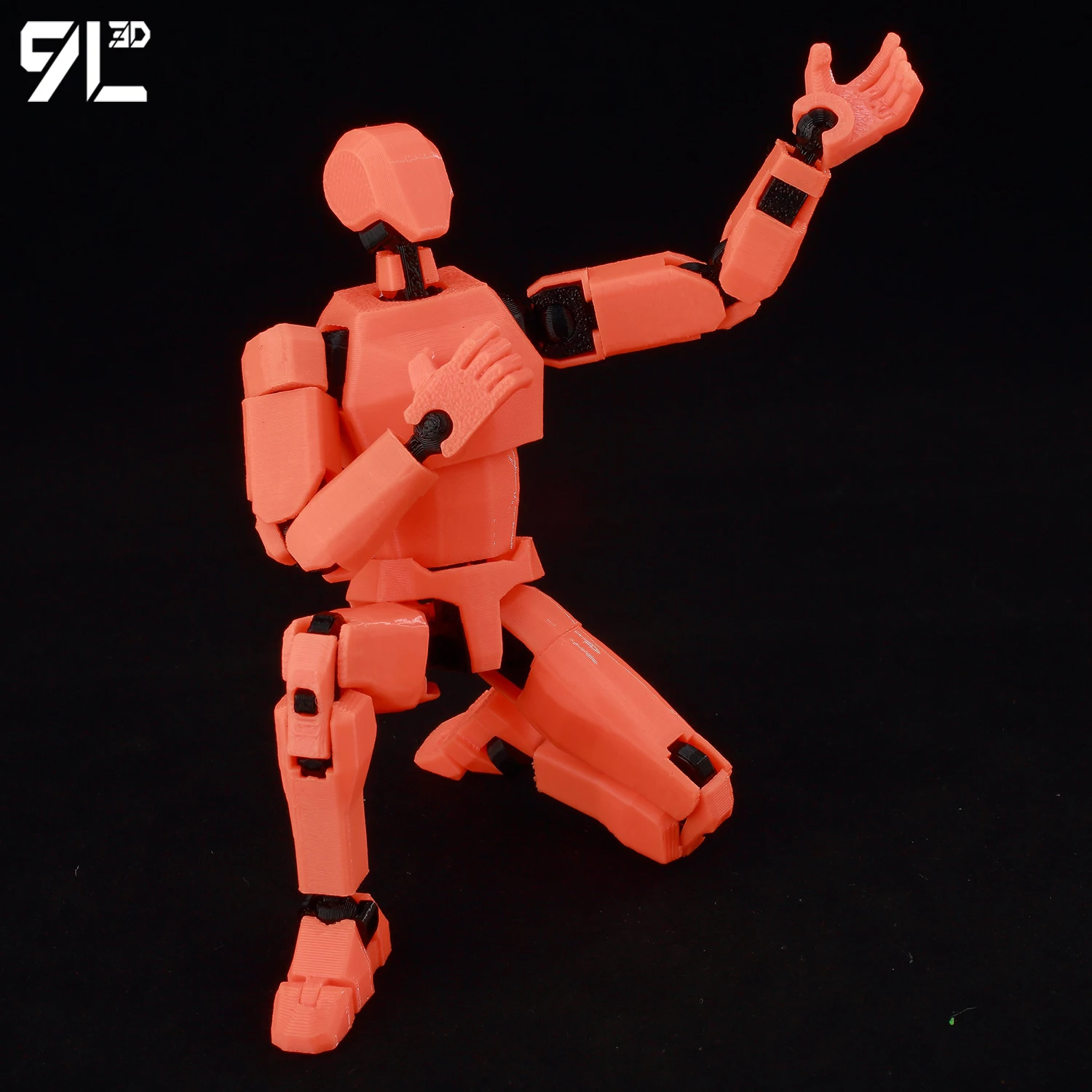 9L 3D-geprinte gelede Dummy13 Lucky13 figuur Multi-Joint Action Body Assembly Kit SHF-compatibel Stop-Motion-animatiemodel