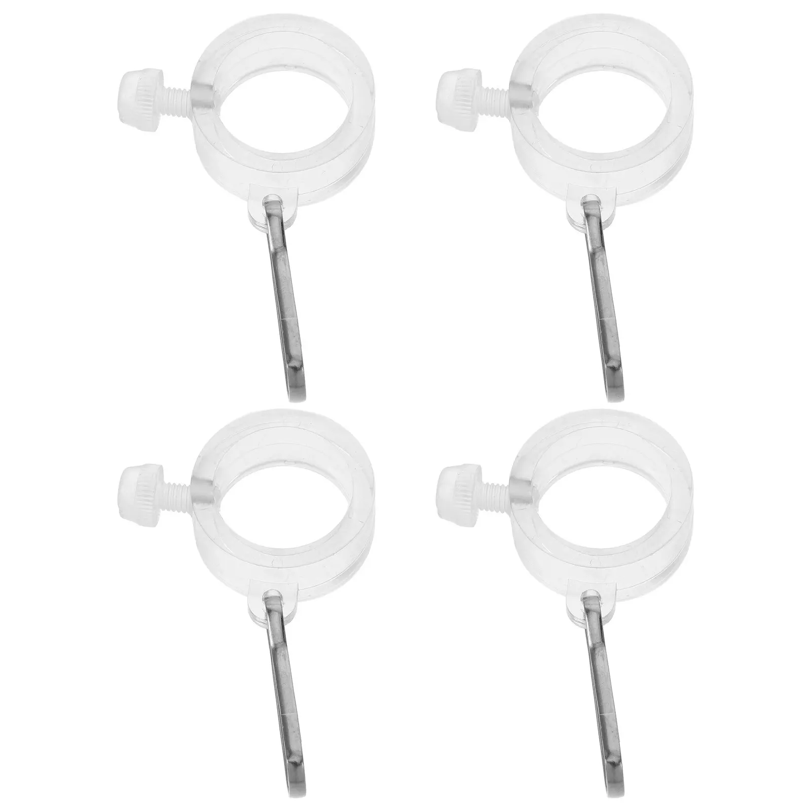 

4Pcs Flag Pole Ring Clip Adjustable Tool-Free Installation for Travel Trailer Rv Boat Car Window Garden Flag Holder Mounting Set
