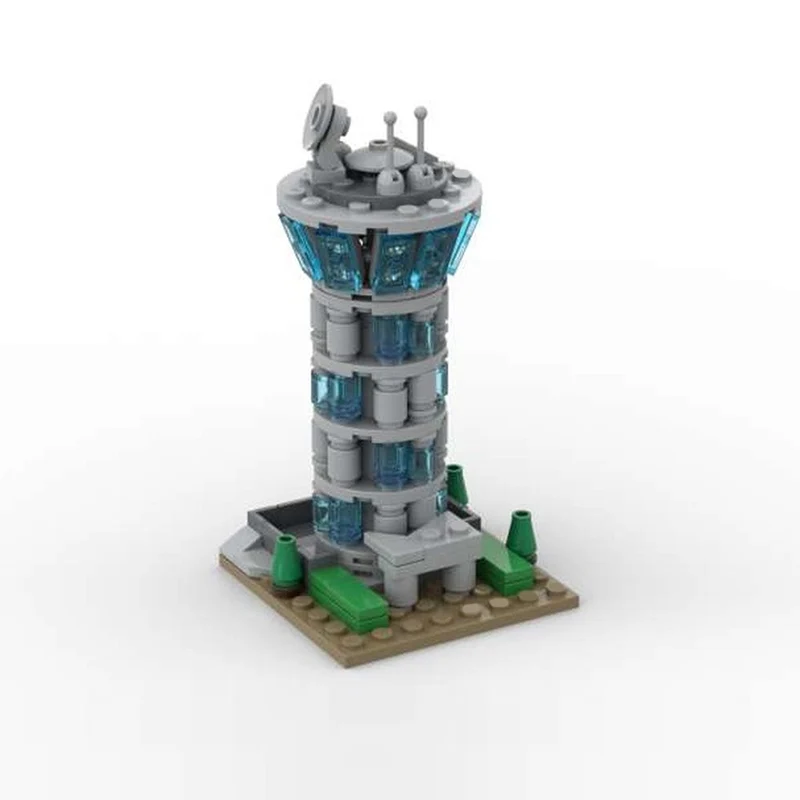 Street View Model MOC Building Bricks Security Observation Tower Modular Technology Gifts Holiday Assemble Children Toys Suit