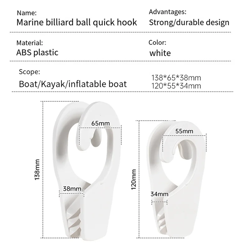 

VC-Innovative-Rail Mount Крючок для вешалки на крыло для лодки Быстроразъемный зажим Профессиональный универсальный регуляторный зажим Линейный зажим