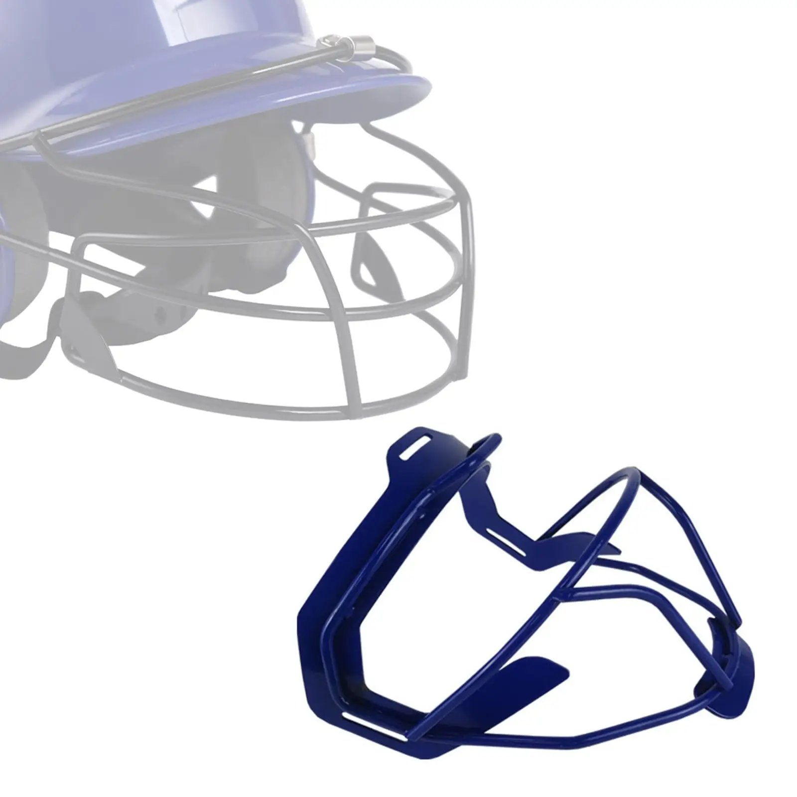 Casco da baseball da softball Maschera per il viso Casco da battuta Protezione per il viso Bambini Adolescenti Adulti Robusto copertura per il viso in filo metallico per esterni