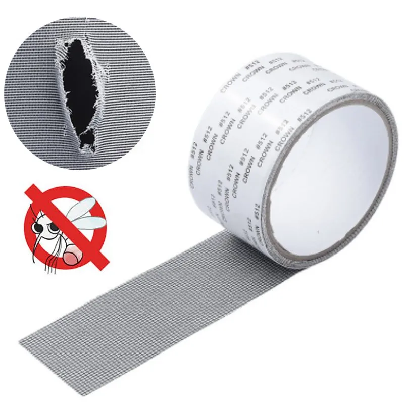 

Self-adhesive Window Screen Mosquito Net Repair Tape Mosquito Fly Mesh Repair Broken Hole Window Waterproof Patch Net