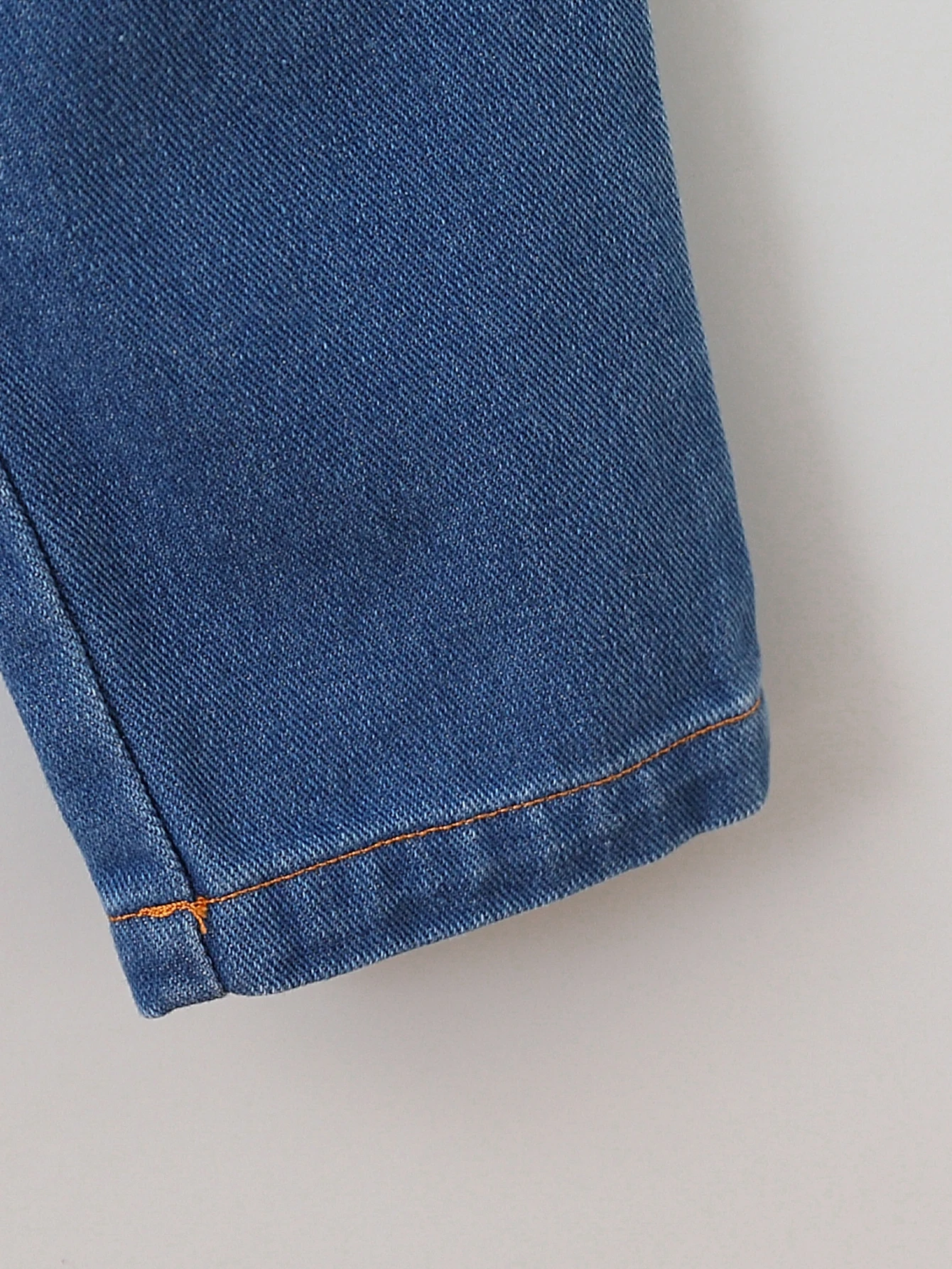 طقم جينز كاجوال للأولاد مطبوع عليه أرقام حروف، تصميم بفتحة خصر مرنة، مريح للارتداء اليومي، طباعة شخصيات متعددة الألوان #6