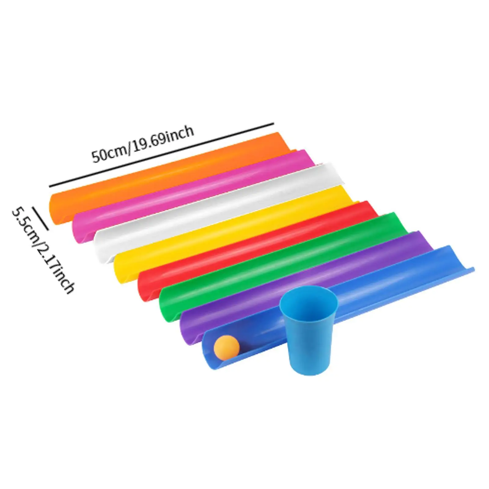 مجموعة تحدي خط الأنابيب متعددة الألوان للحفلات الخارجية مجموعة ألعاب خط الأنابيب للرياضات الخارجية للشباب والمراهقين والبالغين وحفلات أعياد الميلاد #6