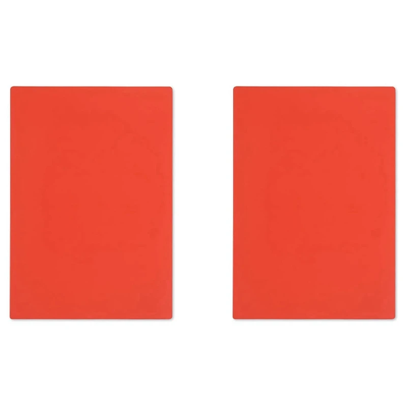 

2X Rubber Stamp Sheet For Lasers Engraving Machine With A4 Size 2.3Mm (Orange-Red)