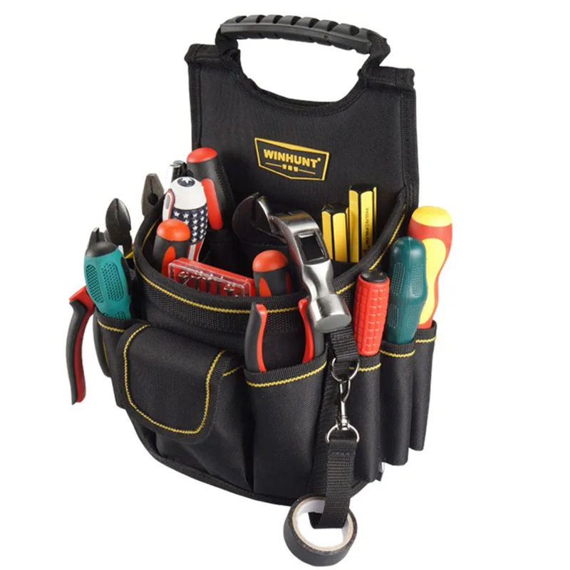 Multifunctional Handbag Eletrical Tools Waist Bag Oxford Hardware Tools Storage Box Working Repair Bag Electrician Supplies