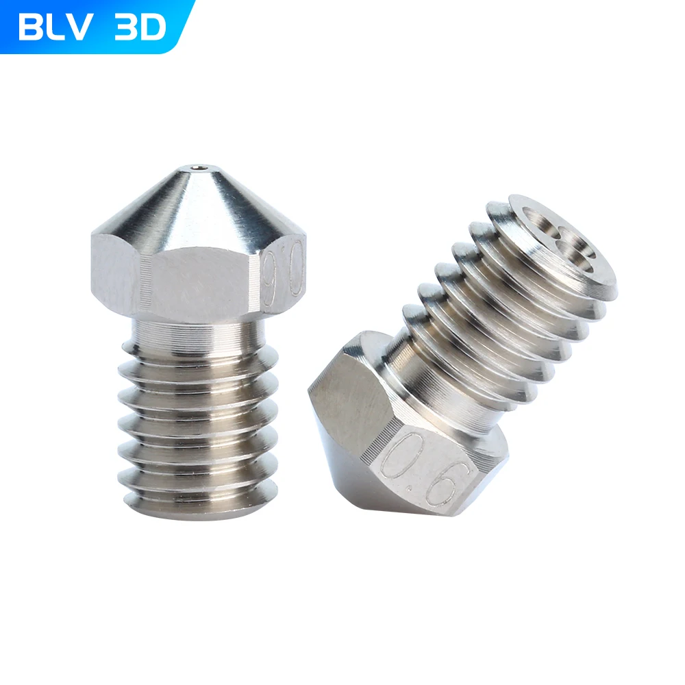 BLV T-V6 CHT Copper Plated Nozzle High Temperature 1.75mm For V6 Dragon hotend TD6 TD6S MATRIX RAPIDO HOTEND carbon fibre VORON