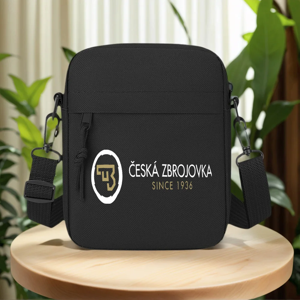 Logo text and date Men Crossbody Bag Single Shoulder Women Cartoon Anime Film Printing Design Unisex
