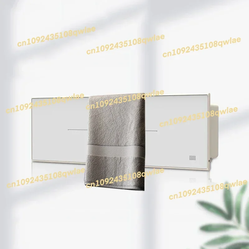 

220V Electric Towel Warmer White Clothes Towels Dryer Towel Rack Rail Constant Temperature