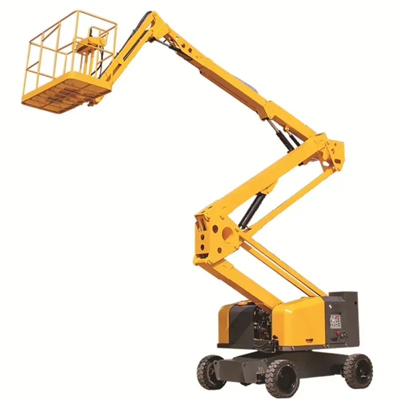 YG Hot Sale Electric Curved Arm High-Altitude Operation Platform Man Lift Work Platform Boom Lift Articulating Boom Lifts