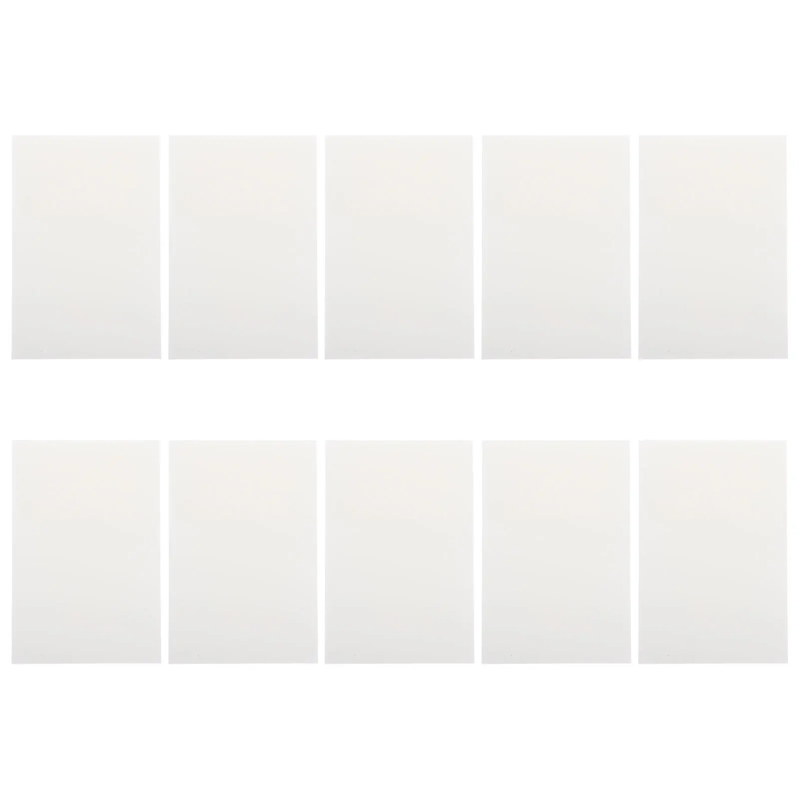 10Pcs Clear Memo Note Pads Transparent Sticky Message Reminders for Daily Planning Scheduling Study Organization Portable Design
