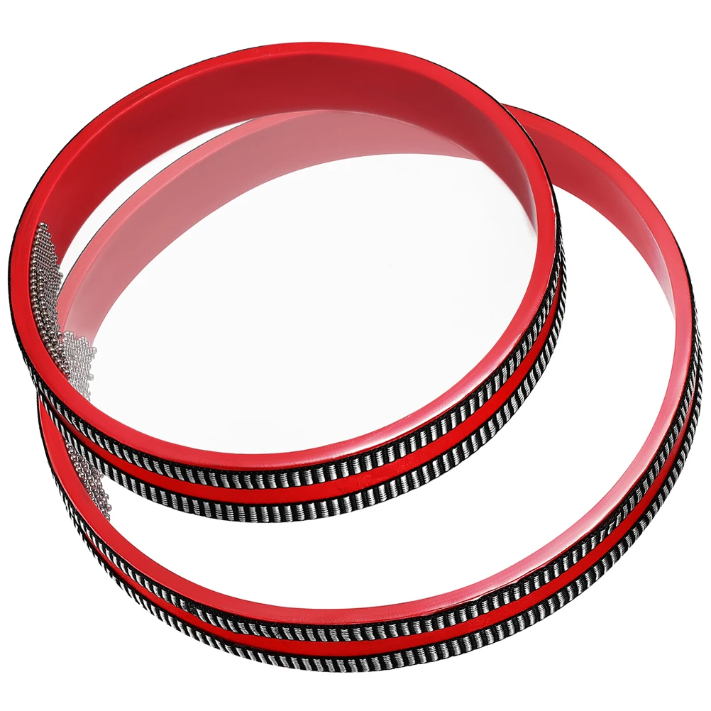 

2 pcs Wave Sounds Drum For Kids Large Metal Bead Round Kids Musical Instruments Shaking Drums Children Music Instrument Smooth