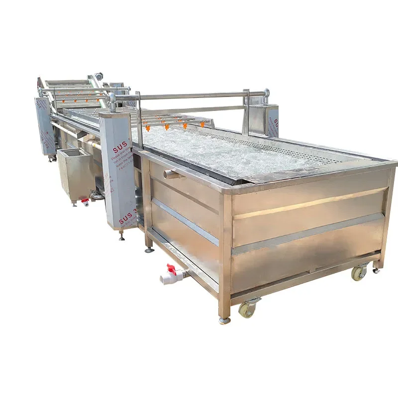 

Large hydraulic lifting bubble cleaning machine, automatic fruit and vegetable killing pre-cooling machine