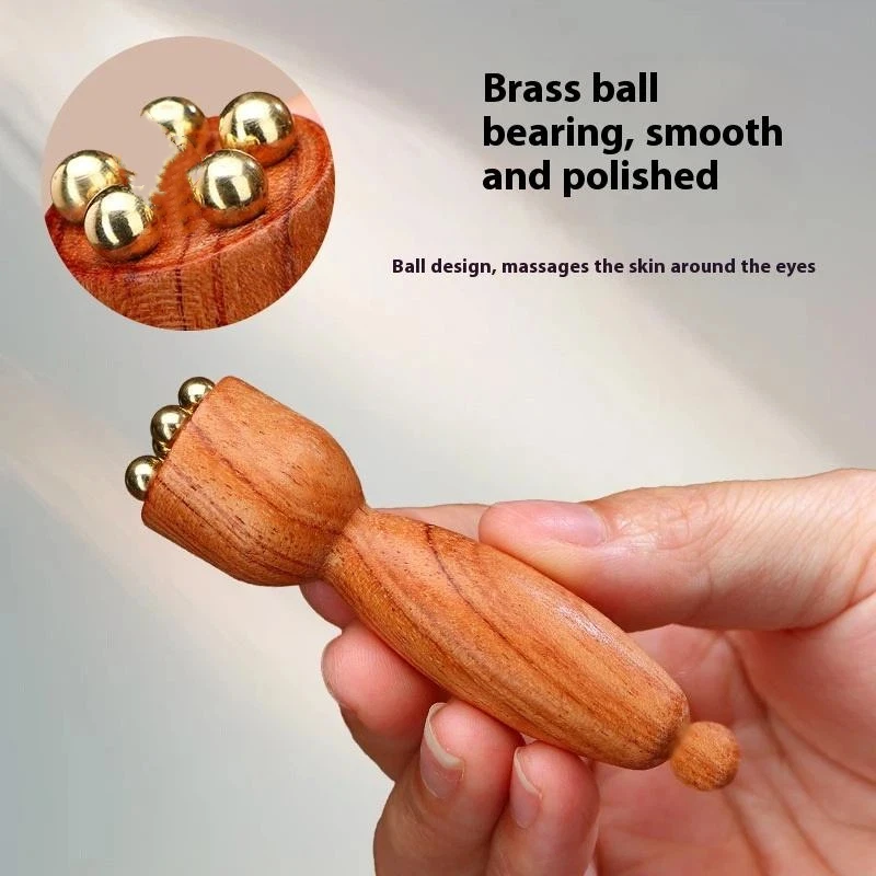 

Hot Sale Brass Lotus Eye Massage Stick Facial Gua Sha Tool Handheld Tool For Eye Relaxation And Meridian Acupressure Massage