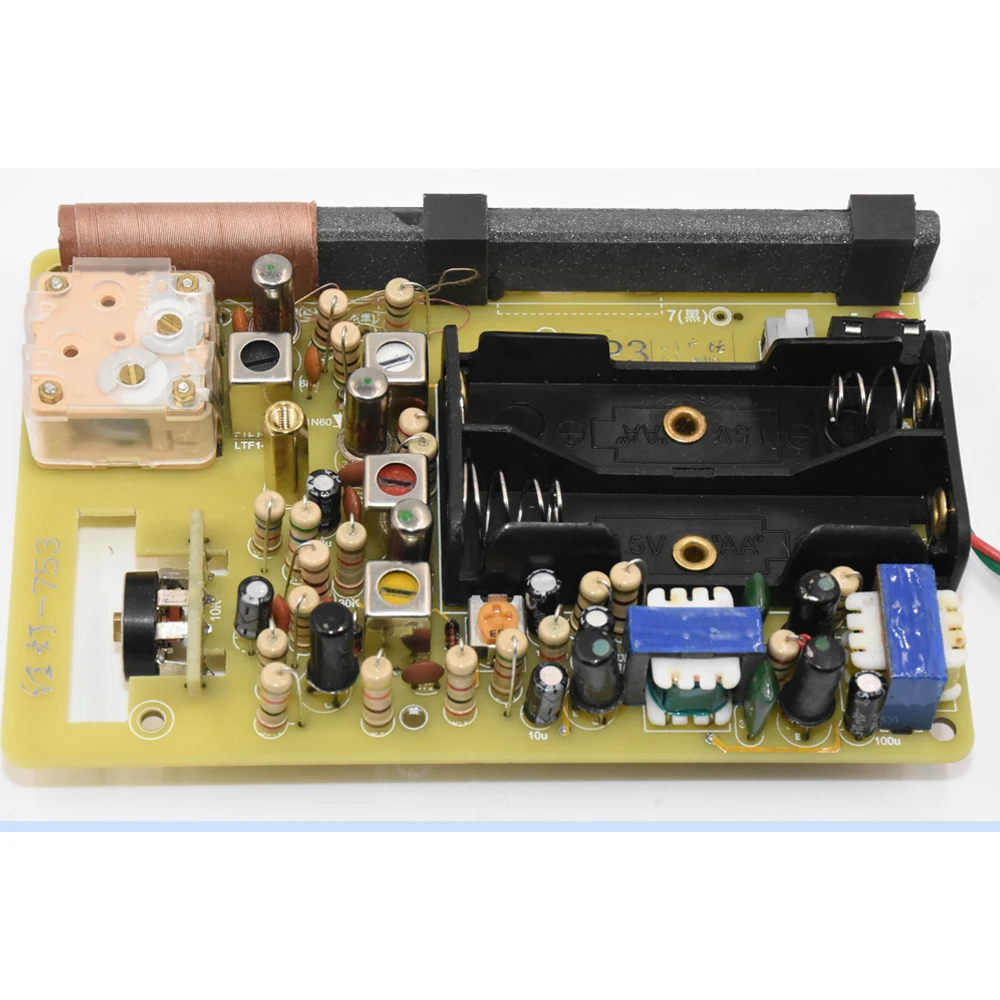 

2P3 Radio Kit Red Light Edition Germanium Tube School Training Self Welding Nostalgia Parts Don't Including Shell