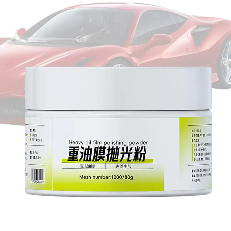 

Car Glass Light Scratches Remove Polishing Powder 80g Auto Window Scratch Repair Powder Cream Repair Cerium Oxide Powder