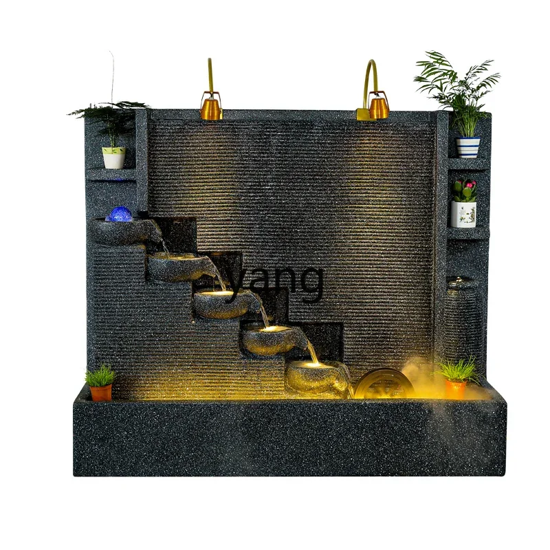 ZL water curtain wall water wall water view villa landscape opening lucky courtyard screen decoration