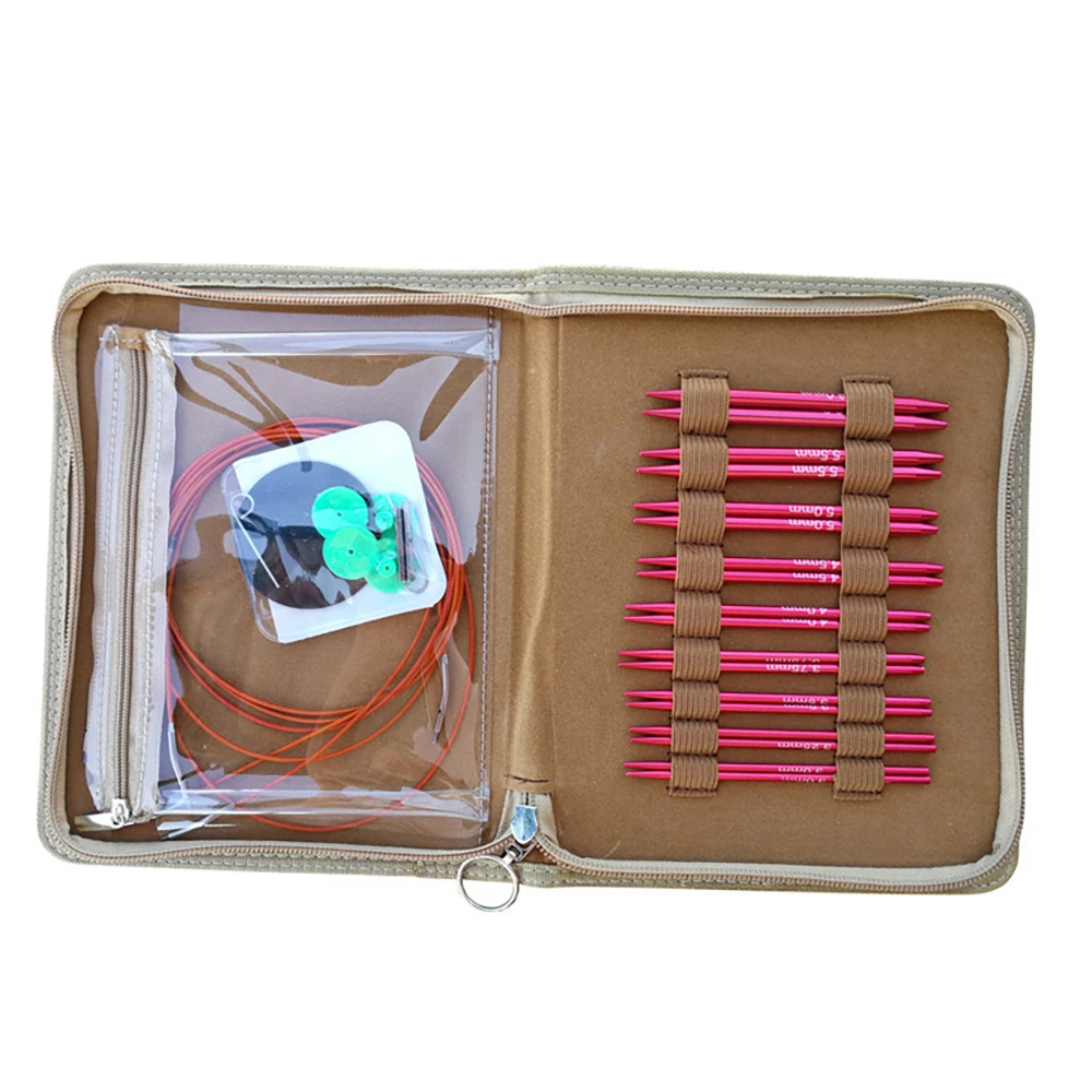 

9 пар круговых спиц, сменные круглые пряжи, вязание крючком, 10 см, размеры от 3,0 до 6,0 мм для шарфов, перчаток своими руками