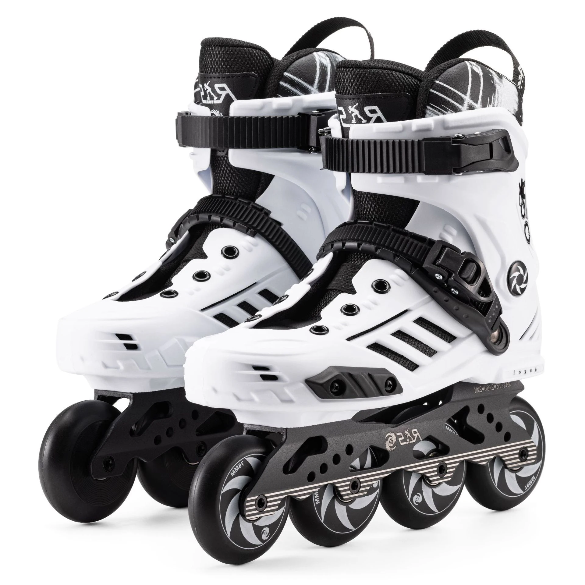 Adultos e Jovens Profissionais de Lazer Patins, Tamanho 36-45 46, Patins Inline, Patinação em Rocha, Vermelho, Branco, Preto