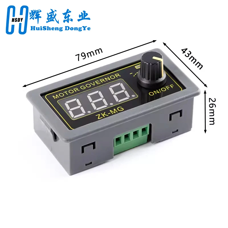 DC 5-30V 12v 24v 5A DC Motor Controller PWM Adjustable Speed Digital display encoder duty ratio frequency MAX 15A ZK-MG