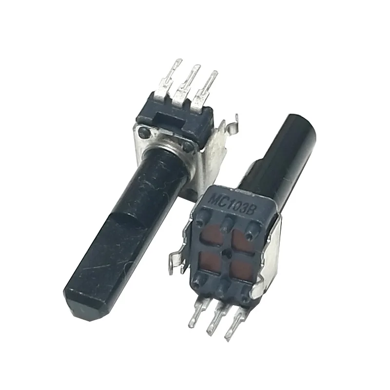 5PCS Giappone RK09 Potenziometro Rotante B10K Con Mento Centrale Tastiera Elettronica Tuning Potenziometro Del Volume lunghezza dell'albero 23MM