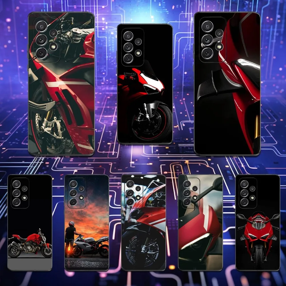 

D-Ducati-ES M-Motorcycle-916 Phone Case For Samsung S25,S24,S23,S22,S21,S20,S10,Ultra,Plus,Lite,FE,Soft Silicone Black Cover