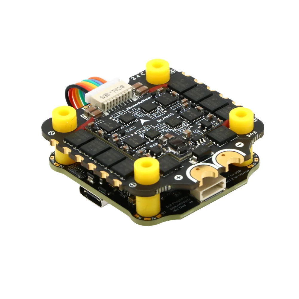 Imagem -05 - Velocidadeybee-controlador de Voo Inav para Quadro Drone Betaflight Bls 55a 30x30 em 36s Esc Stack 58 Apex Mark4