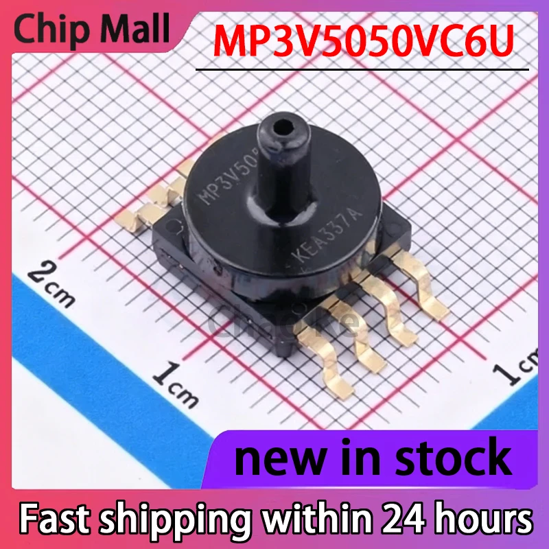 

1PCS New MP3V5050VC6U MP3V5050V SMD-8P Pressure Sensor in Stock