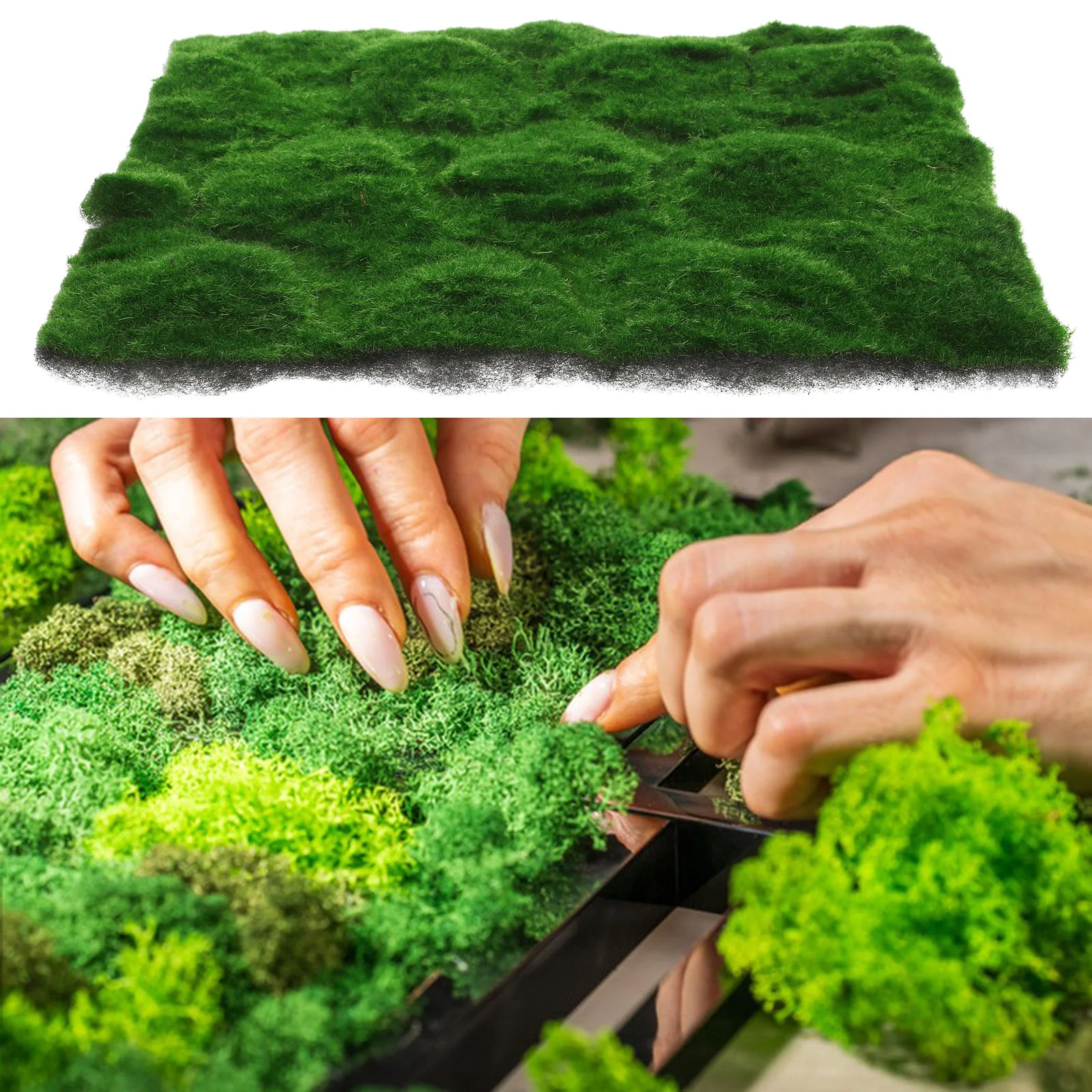 Simulated Fake Moss Home Accessories Grass Mat Lawn Artificial Quilting DIY Turf Plastic