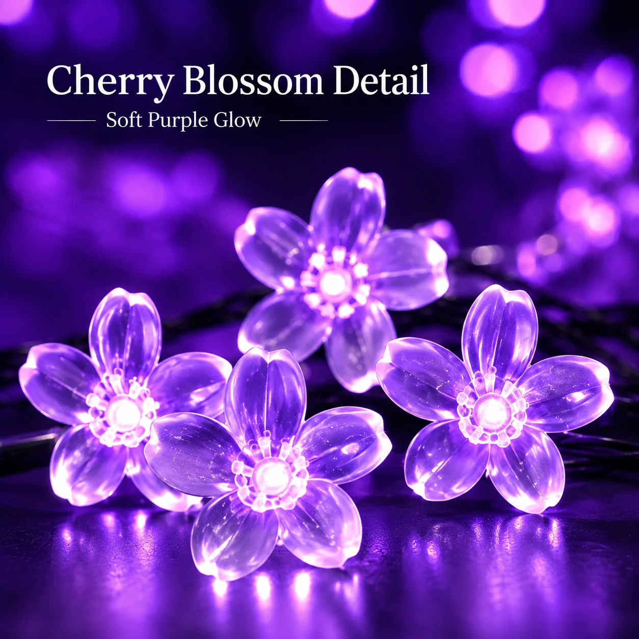 Solar Cherry Blossom String Li - Solar Fairy String review and price