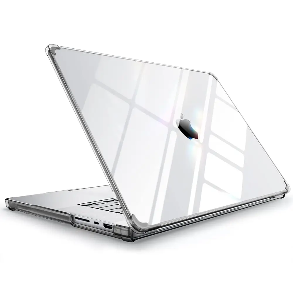 

Бесплатная доставка: Чехол для MacBook Pro 16 дюймов (2021-2026 г.в.) (Unicorn Beetle Clear), для чипов M5/M4/M3/M2/M1 Pro/Max [защита от царапин] S