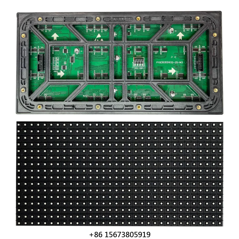 

Stock Product Outdoor P10 Led Display Panel 1/2 Scan High Brightness Led Display Module