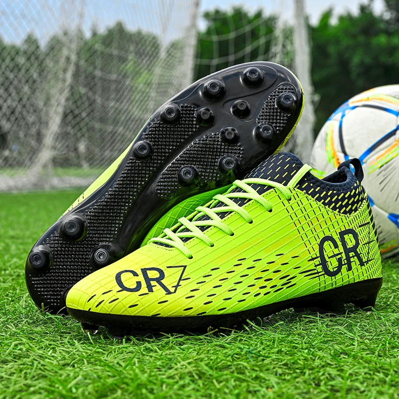 

Mid-top New Men Soccer Shoes Cleats Hot-selling Non-Slip FG/TF Football Boots High-quality Match Sneakers Futsal Indoor