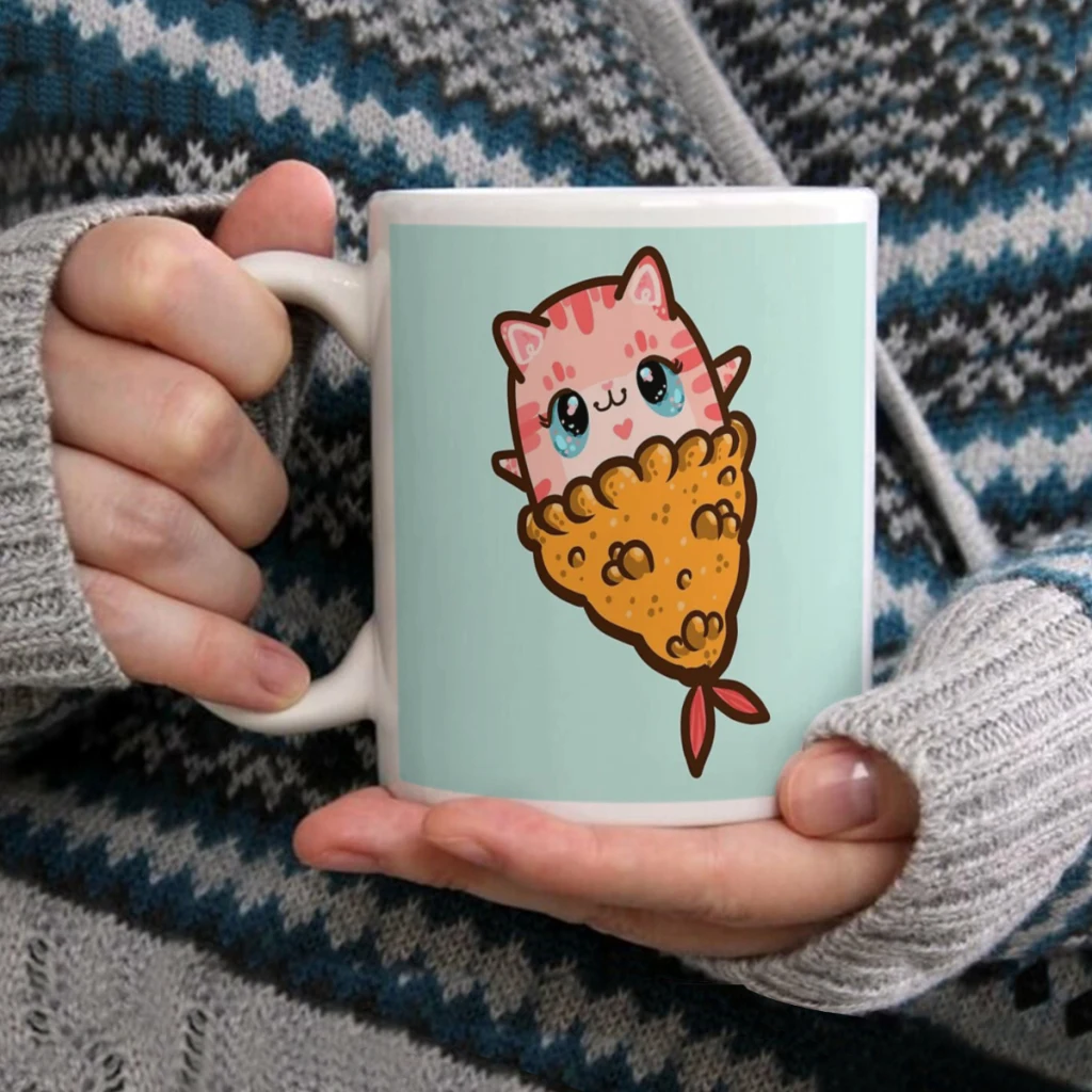 

Tem-Purr-aCoffee Mug Tea Cup 11oz Coffee Cup Funny Birthday Ceramic Mug Personalized Cup