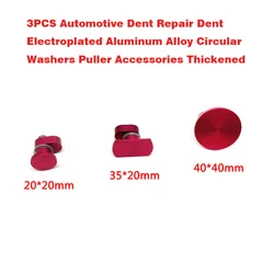 3PCS new thickened car dent repair dent electroplating aluminum alloy circular washer puller PDR accessories