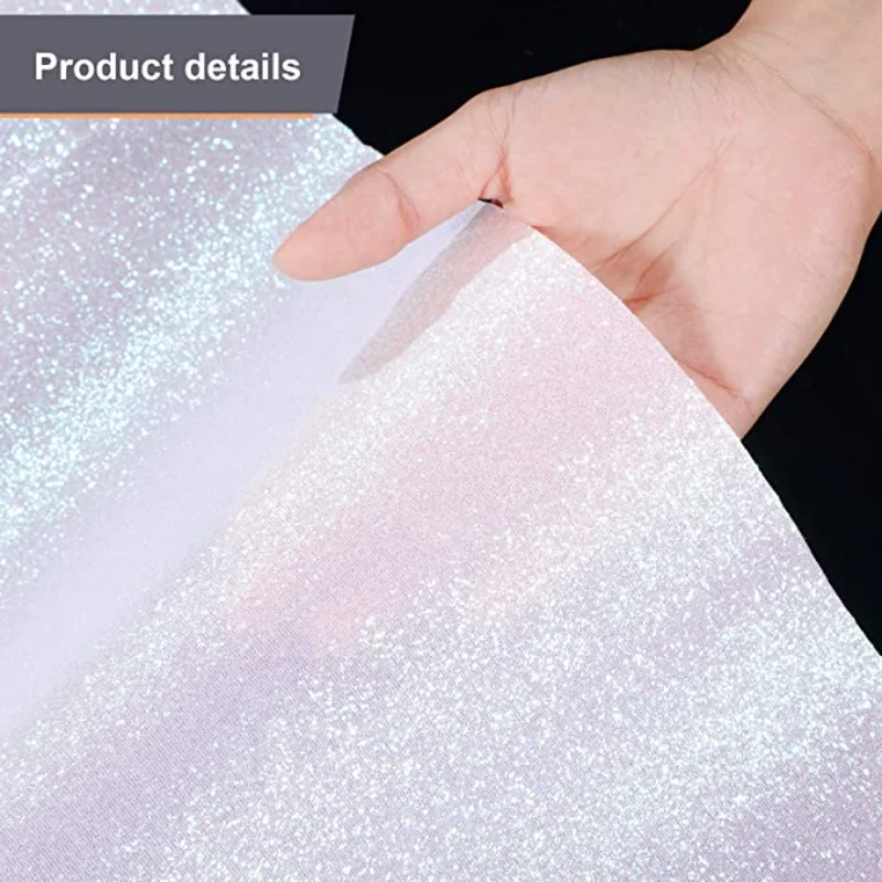 Allée de mariage étincelante blanche élégante, décorations de cérémonie romantique pour mariages, Saint-Valentin, Noël et Thanksgiving