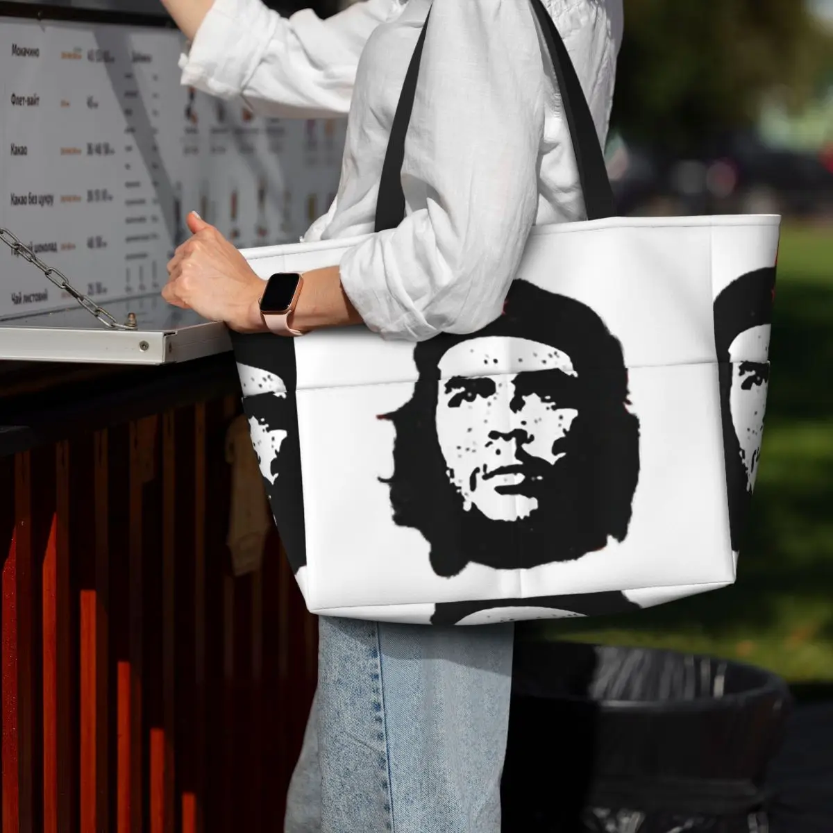 

Пляжная большая сумка Че Гевара, спортивная сумка для занятий йогой в тренажерном зале, большая большая сумка, женская дорожная сумка, сумка для фитнеса